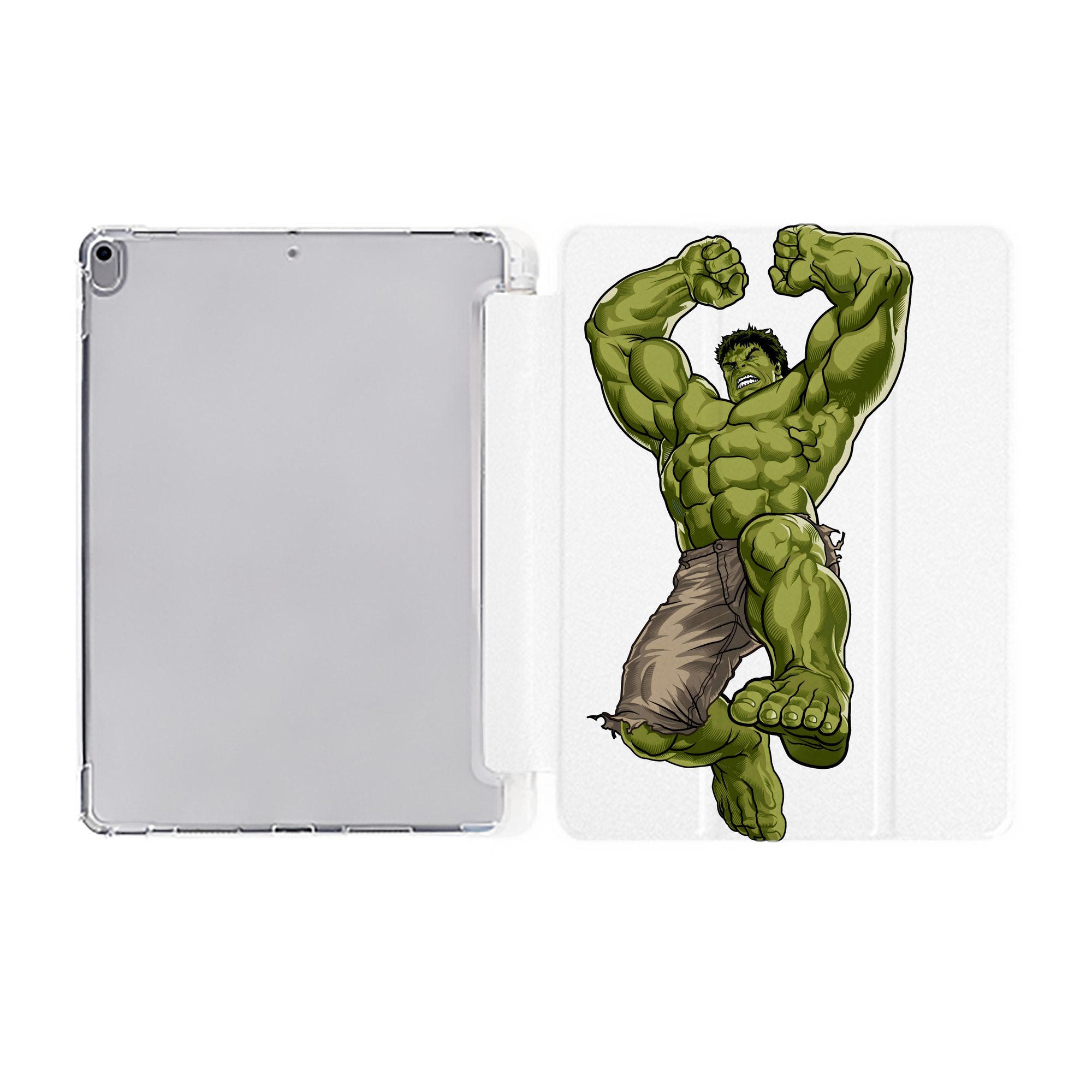 （画像用） アベンジャーズ The Avengers IPad ケース ペン収納付き 三つ折りスタンド PUレザー×シリコン 対応機種9.5/10.5/10.9インチ